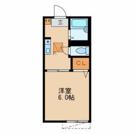 芦花公園駅 徒歩9分 1階の物件間取画像